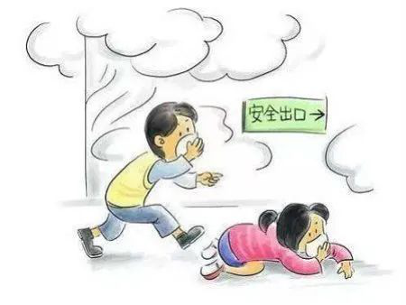 保持冷靜，有序逃生